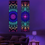 Wandtapijten alishomtll pack mandala reactief bohemien verticaal Huis - Accessoires en Decoratie Naty Shop 2 pakken 120X32,5Cm