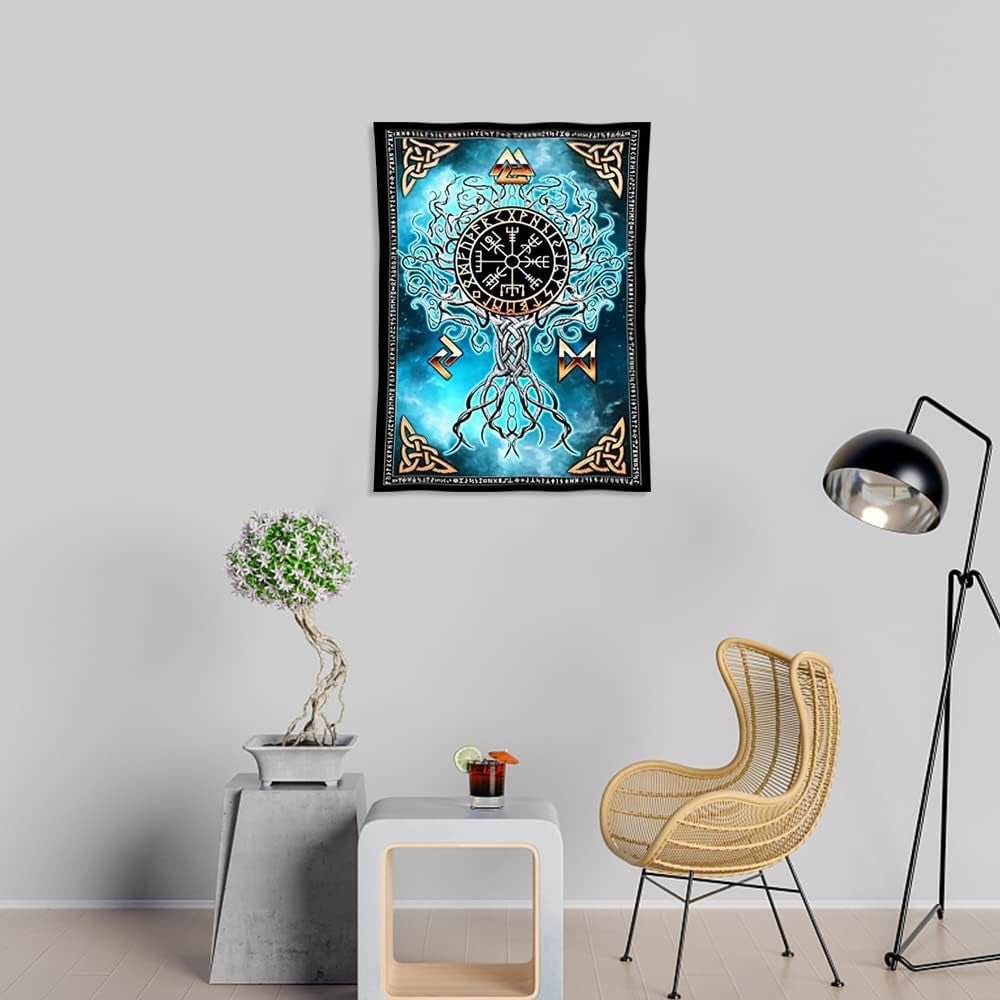 Nordic Viking kunst wandtapijt viking Huis - Accessoires en Decoratie Naty Shop