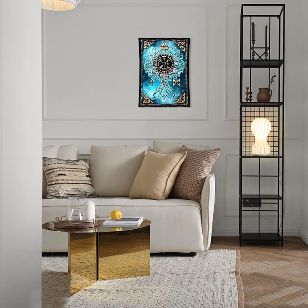 Nordic Viking kunst wandtapijt viking Huis - Accessoires en Decoratie Naty Shop