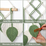 Wandtapijt asnisch wandtapijt geweven groene bladeren Home - Accessoires en Decoratie Naty Shop
