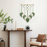 Wandtapijt asnisch wandtapijt geweven groene bladeren Home - Accessoires en Decoratie Naty Shop