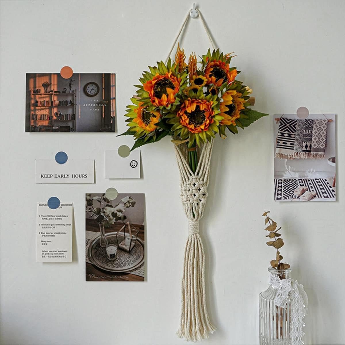 Geweven avoik wandtapijt 2st voor thuis chique wanddecoratie Wonen - Accessoires en Decoratie Naty Shop