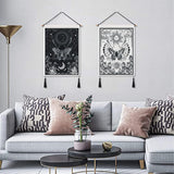 Wandtapijten betylfoy stukken kleine wandtapijten pailletten zon maan Home - Accessoires en Decoratie Naty Shop