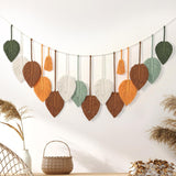 Wandtapijt betylfoy wandkleed groot decoblad Woon - Accessoires en Decoratie Naty Shop Oranje