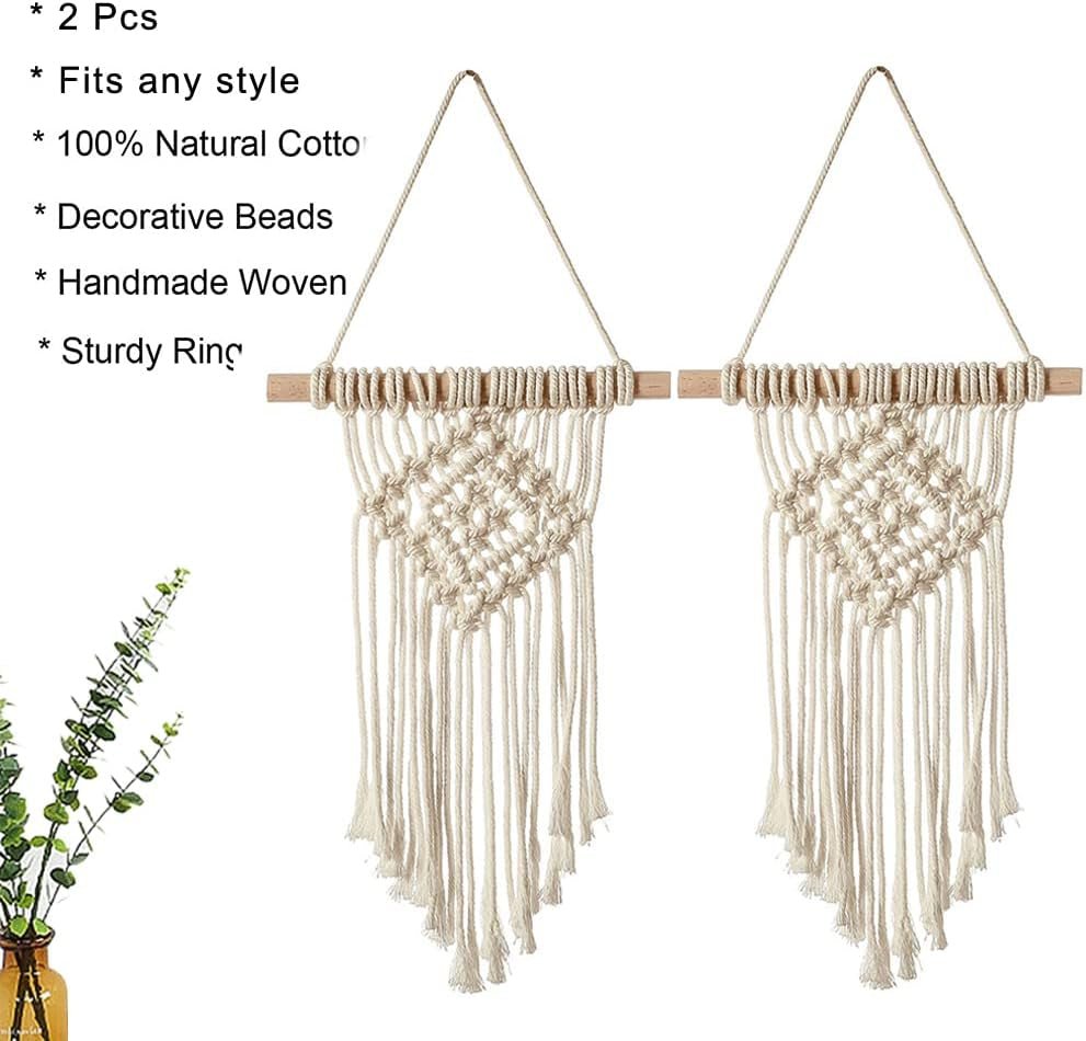 Wandtapijt hangend handgeweven chic Wonen - Accessoires en Decoratie Naty Shop
