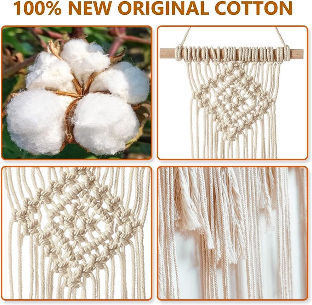 Wandtapijt hangend handgeweven chic Wonen - Accessoires en Decoratie Naty Shop