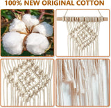 Wandtapijt hangend handgeweven chic Wonen - Accessoires en Decoratie Naty Shop