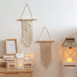 Wandtapijt hangend handgeweven chic Wonen - Accessoires en Decoratie Naty Shop