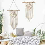 Wandtapijt hangend handgeweven chic Wonen - Accessoires en Decoratie Naty Shop