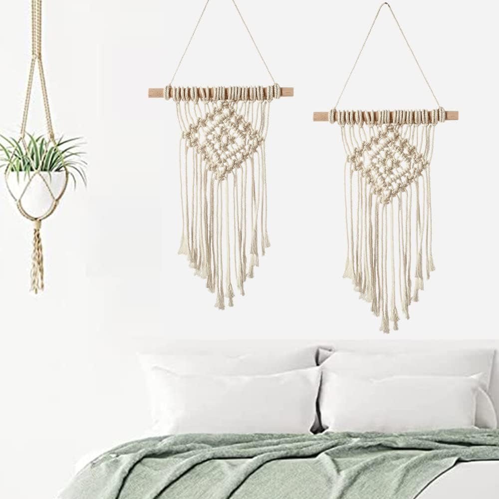 Wandtapijt hangend handgeweven chic Wonen - Accessoires en Decoratie Naty Shop