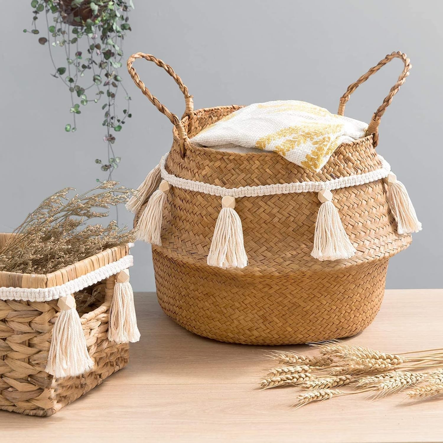 Wandtapijten franjes slinger banier katoenen stoffen Home - Accessoires en Decoratie Naty Shop
