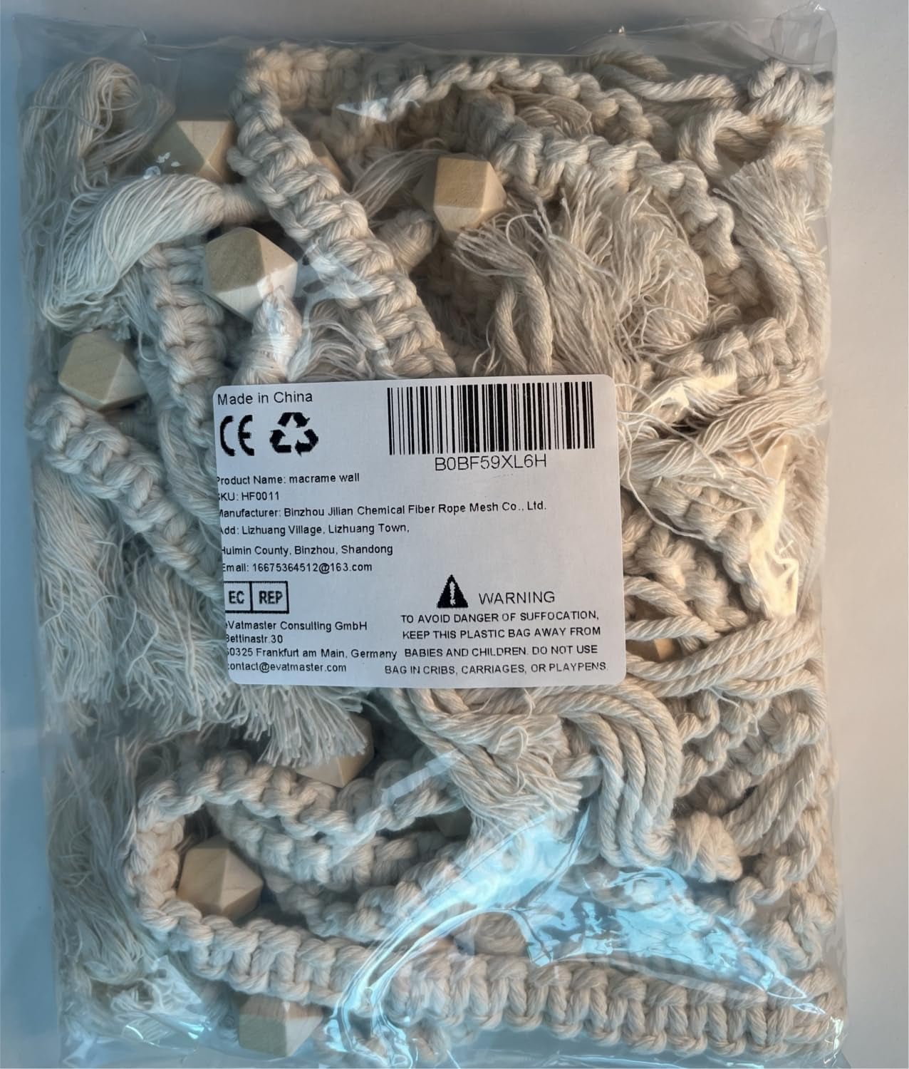 Wandtapijten franjes slinger banier katoenen stoffen Home - Accessoires en Decoratie Naty Shop