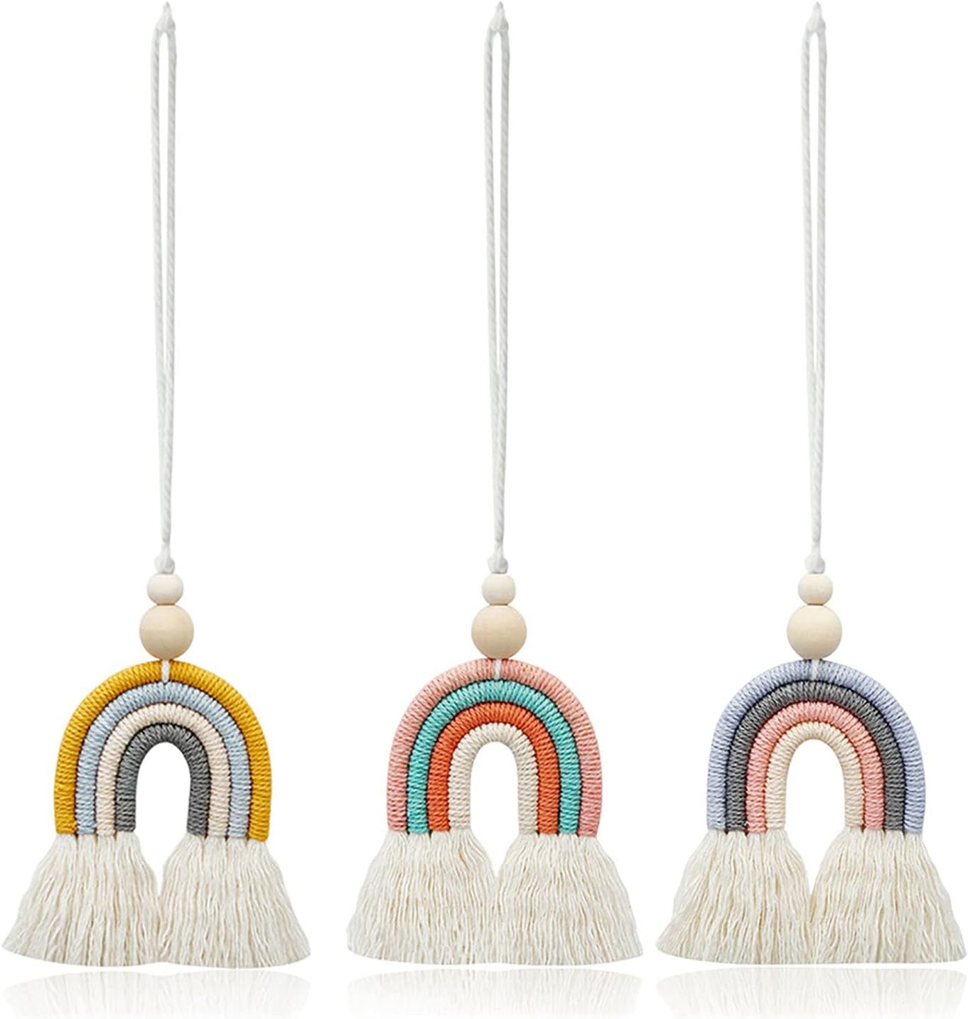 Wandkleed handgeweven stukken regenboog14 kinderkamer regenboog muur14 regenboog Home - Accessoires en Decoratie Naty Shop Standaard Titel