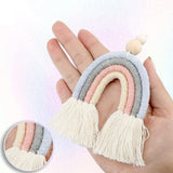 Wandkleed handgeweven stukken regenboog14 kinderkamer regenboog muur14 regenboog Wonen - Accessoires en Decoratie Naty Shop