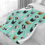 Wandtapijt van Franse bulldog met motief gedrukt voor het huis - Accessoires en Decoratie Naty Shop