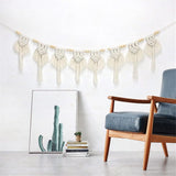 Wandtapijten katoenen kwastjes geweven platte banner Home - Accessoires en Decoratie Naty Shop Standaardtitel