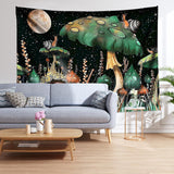 Wandtapijt junglepaddenstoelen hangende slakken uit het bos Home - Accessoires en Decoratie Naty Shop
