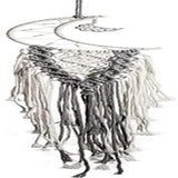 Decoratief wandkleed dromenvanger geweven witte wanddecoratie Wonen - Accessoires en Decoratie Naty Shop Luna grijs