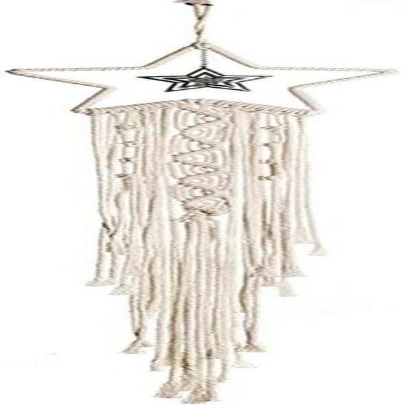 Wandkleed deco dromenvanger geweven witte wanddecoratie Wonen - Accessoires en Decoratie Naty Shop Wit