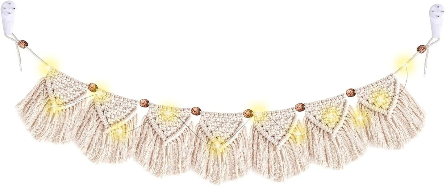 Handgeweven decoratietapijt franjes led-slinger Home - Accessoires en Decoratie Naty Shop Standaardtitel