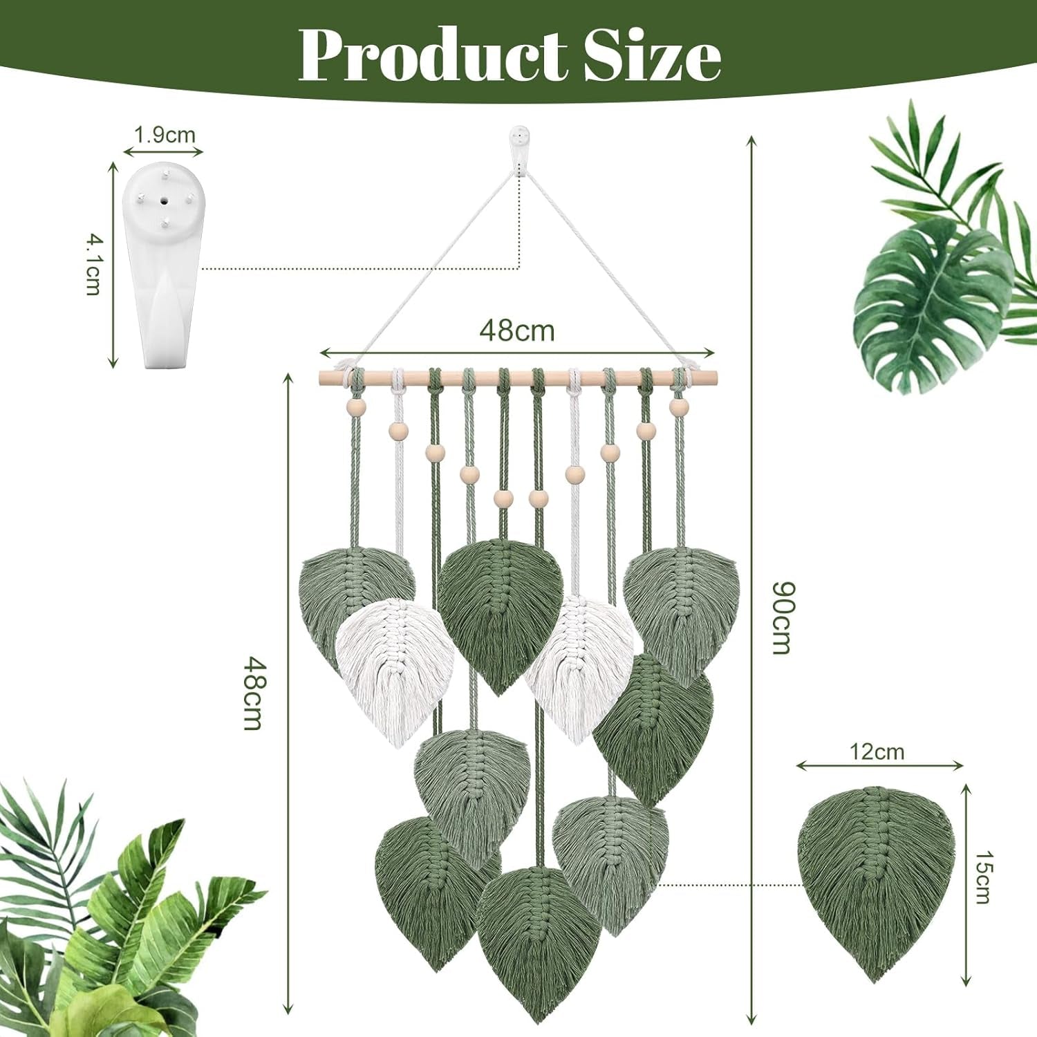 Groen decoratietapijt voor kinderkamer Wonen - Accessoires en Decoratie Naty Shop