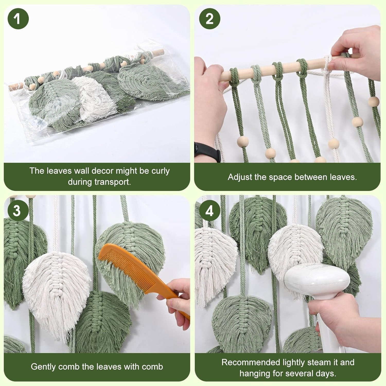 Groen decoratietapijt voor kinderkamer Wonen - Accessoires en Decoratie Naty Shop