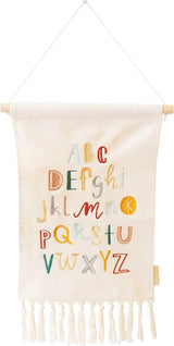Papieren drakentapijt voor jongens en meisjes van kamerstof Home - Accessoires en Decoratie Naty Shop Alphabet