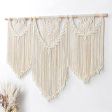 Dremisland wandkleed groot deco geweven beige Wonen - Accessoires en Decoratie Naty Shop Frunza