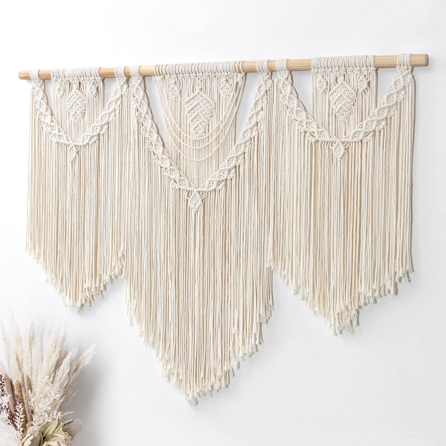 Dremisland wandkleed groot deco geweven beige Wonen - Accessoires en Decoratie Naty Shop Frunza