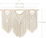 Wandtapijt dremisland groot deco geweven beige Casa - Accessoires en Decoratie Naty Shop