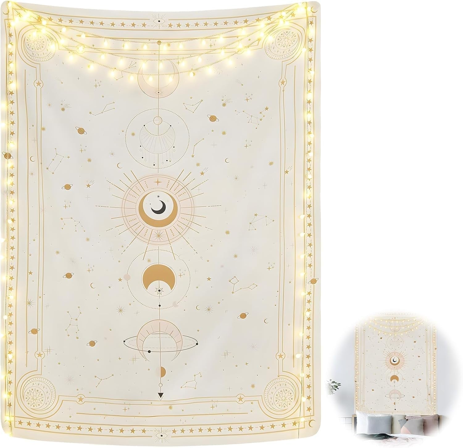 Wandtapijt maanstanden mysterie sterrenbeeld Home - Accessoires en Decoratie Naty Shop Standaardtitel