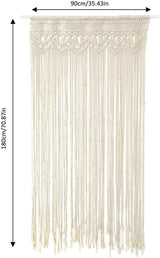 Draadtapijt, geweven gordijn, kamerdeur, scheidingswand, Wonen - Accessoires en Decoratie Naty Shop