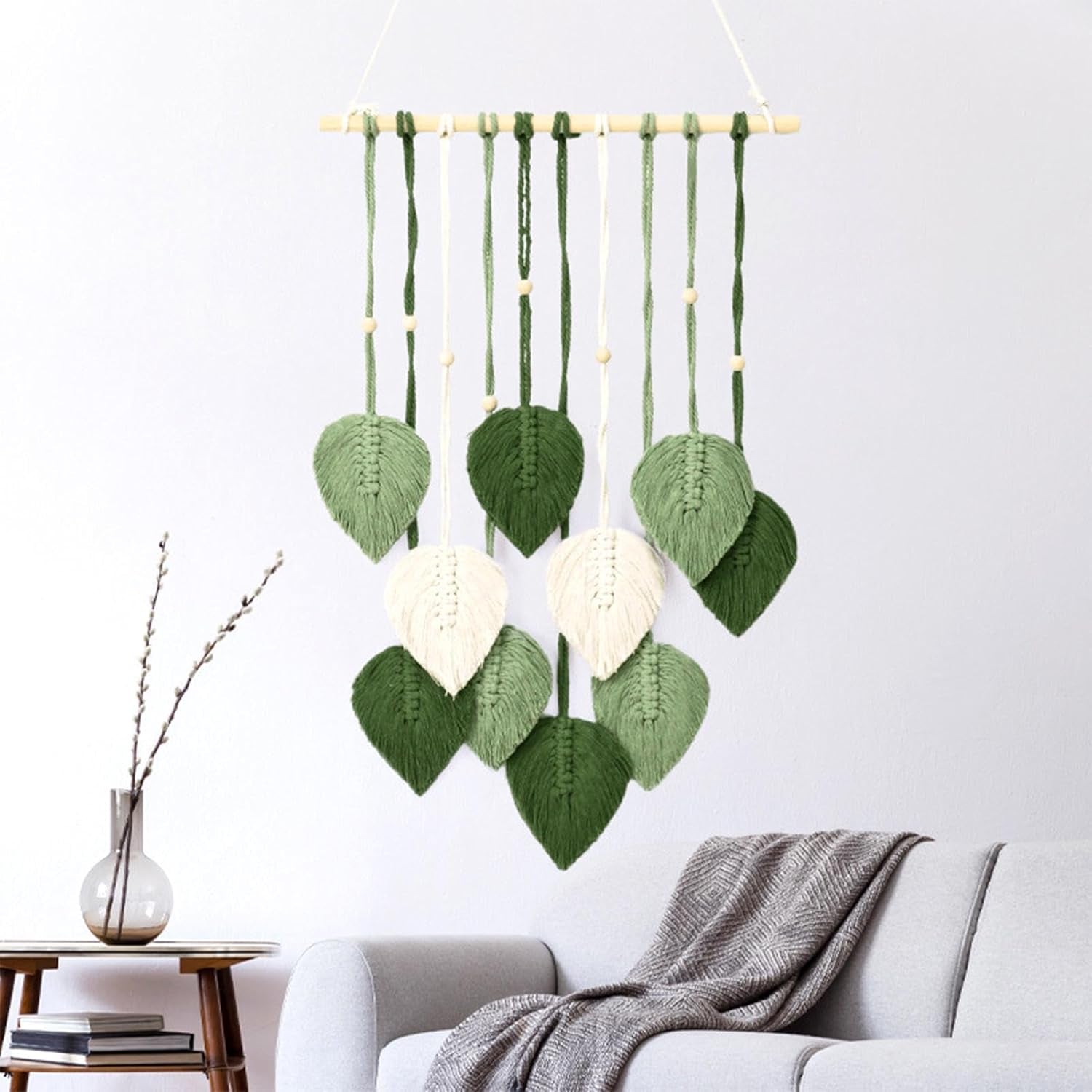 Tapijt van katoenen touw handgemaakte decoratieve planten bruiloft Home - Accessoires en Decoratie Naty Shop Standaardtitel