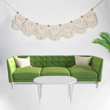 Wandtapijten franjes slinger banier katoen trouwstoffen Home - Accessoires en Decoratie Naty Shop
