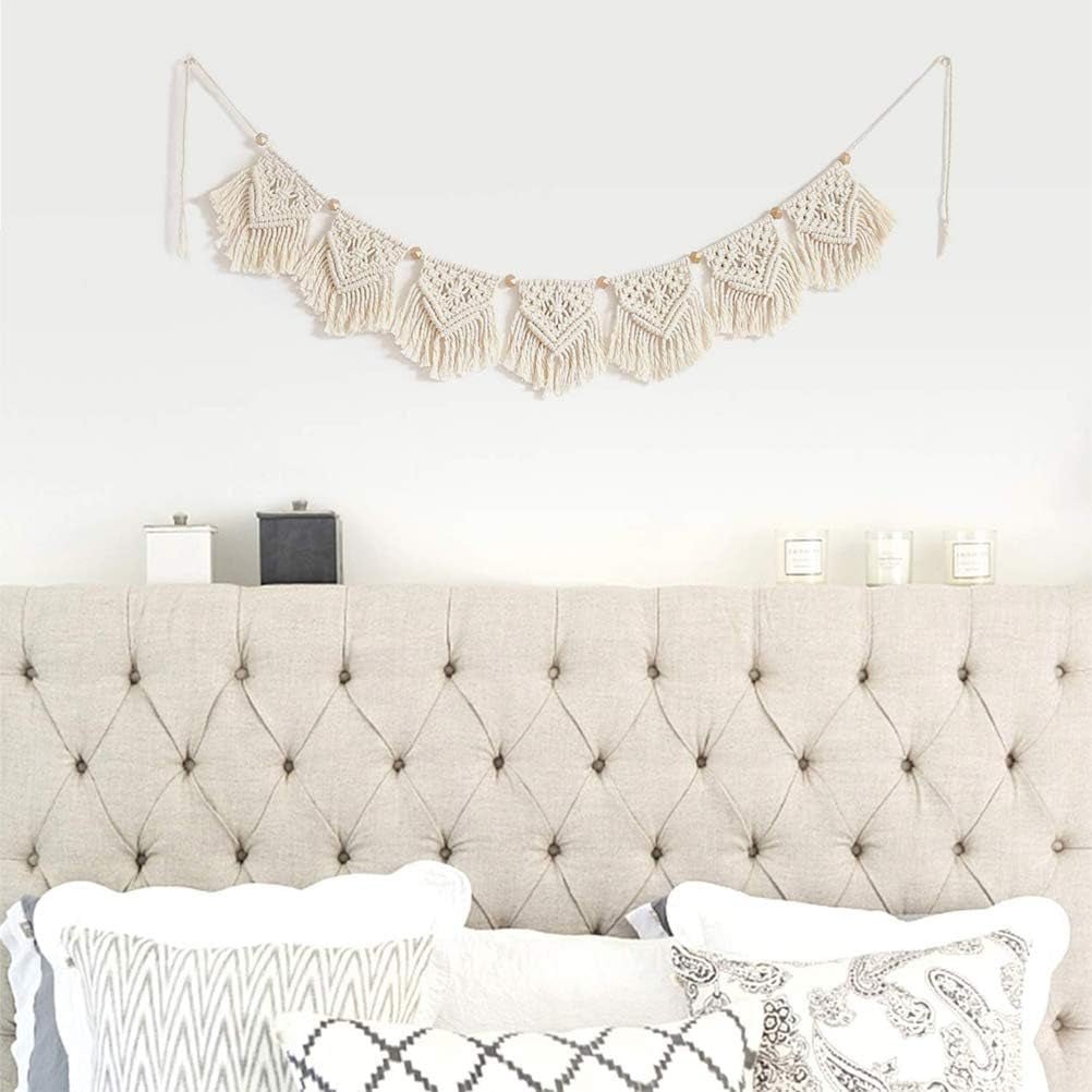Wandtapijten franjes slinger banier katoen trouwstoffen Home - Accessoires en Decoratie Naty Shop