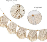 Wandtapijten franjes slinger banier katoen trouwstoffen Home - Accessoires en Decoratie Naty Shop