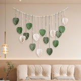 Groot geweven bladtapijt voor de kinderkamer van vrouwen Woon - Accessoires en Decoratie Naty Shop