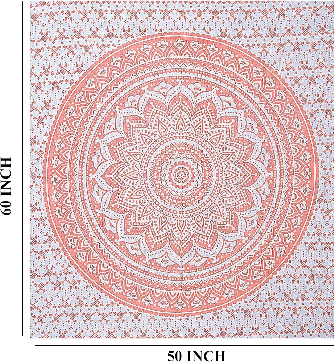 Gemeubileerd finesse roze mandala wandtapijt Home - Accessoires en Decoratie Naty Shop