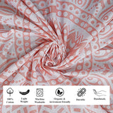 Gemeubileerd finesse roze mandala wandtapijt Home - Accessoires en Decoratie Naty Shop