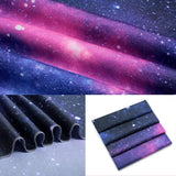 Wandtapijt galaxy zwart licht sterrenhemel reactief blauw Wonen - Accessoires en Decoratie Naty Shop