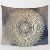 Wandtapijt van Indiaas goud, mandaladoek, Goa Home - Accessoires en Decoratie Naty Shop