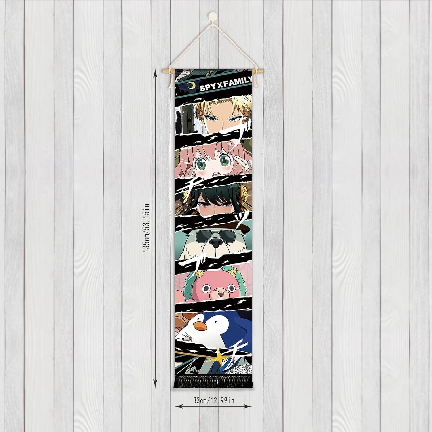 Wandtapijten hangend canvas muurkunst banner anime Huis - Accessoires en Decoratie Naty Shop