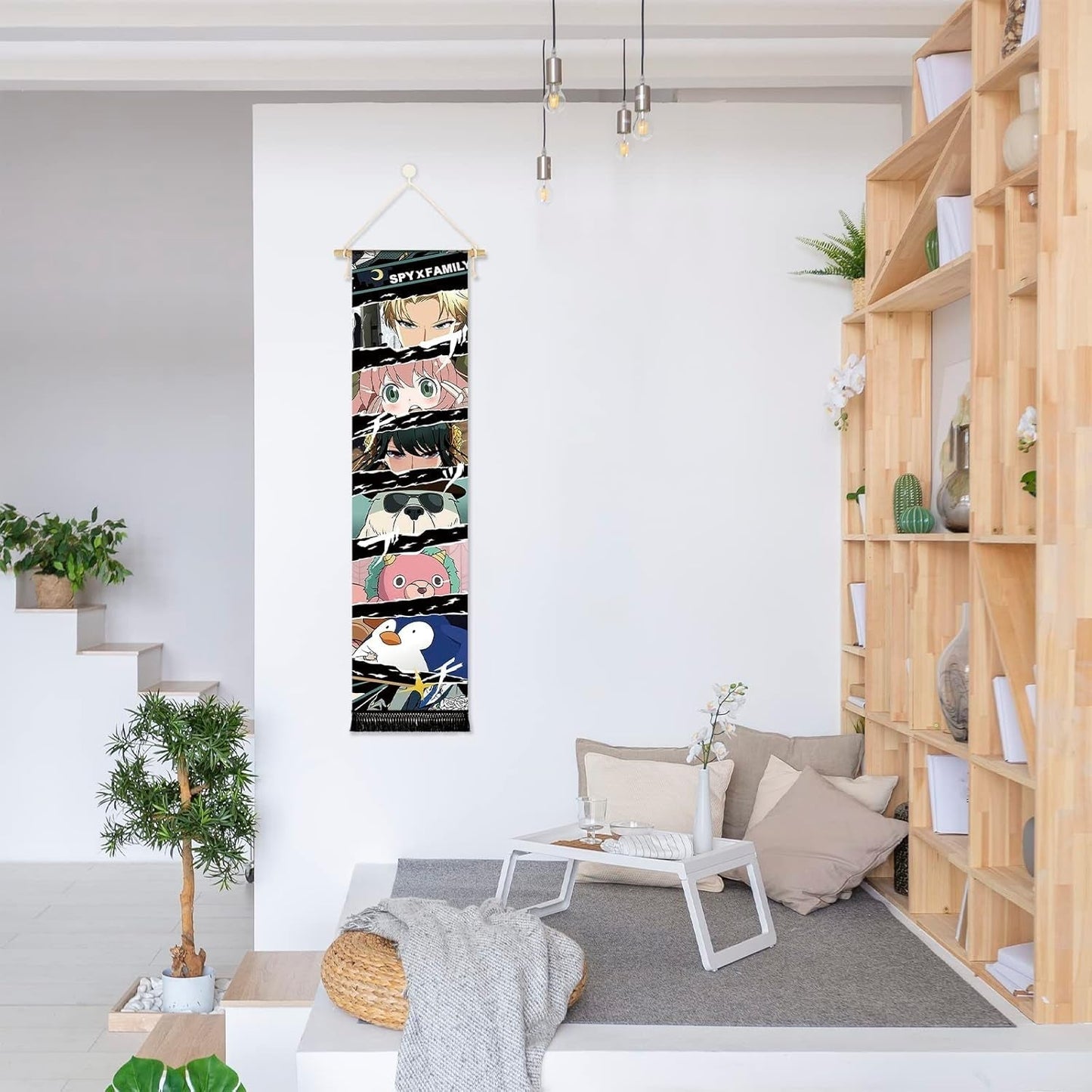 Wandtapijten hangend canvas muurkunst banner anime Huis - Accessoires en Decoratie Naty Shop