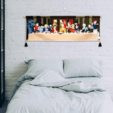 Wandtapijt ophangend canvas muurkunst schilderij anime karakters Home - Accessoires en Decoratie Naty Shop