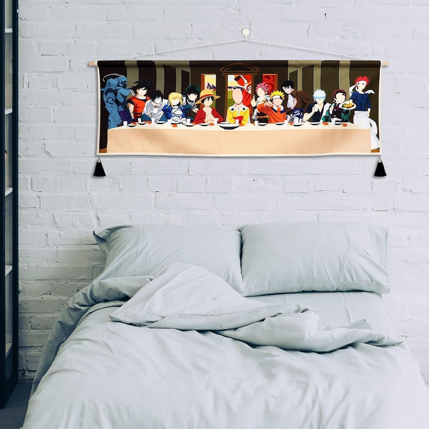 Wandtapijt ophangend canvas muurkunst schilderij anime karakters Home - Accessoires en Decoratie Naty Shop