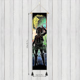 Wandtapijt ophangend canvas muurkunst schilderij Japanse karakters Home - Accessoires en Decoratie Naty Shop