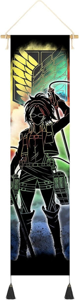 Wandtapijt ophangend canvas muurkunst schilderij Japanse karakters Home - Accessoires en Decoratie Naty Shop Stil-D