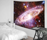 Holavida wandtapijt fluorescerend sterrenstelsel sterrenhemel abstract esthetisch Huis - Accessoires en Decoratie Naty Shop