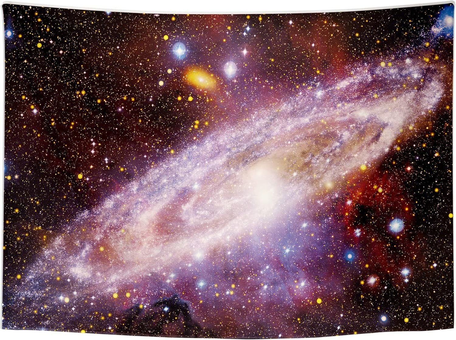 Holavida wandtapijt fluorescerend sterrenstelsel sterrenhemel abstract esthetisch Huis - Accessoires en Decoratie Naty Shop