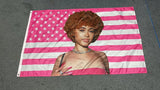 Wandtapijt ijs rapper spice vlag interieur exterieur roze Huis - Accessoires en Decoratie Naty Shop